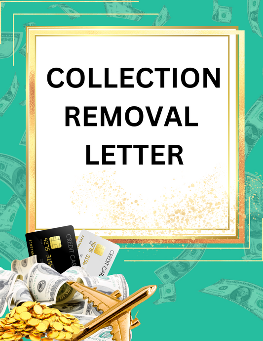 Collection Removal Letter