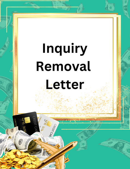 Inquiry Removal Letter